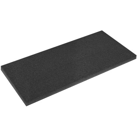 Sealey Easy Peel Shadow Foam® 1200 x 550 x 50mm - Black/Black SF50BK