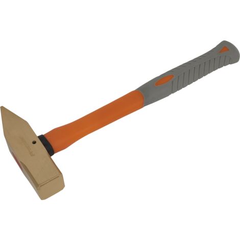 Sealey NS079 Premier Non-Sparking Cross Pein Engineer's Hammer 2.2lb