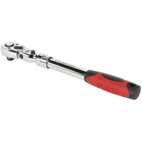 Sealey AK6682 Premier Locking Flexi-Head Extendable Ratchet Wrench 1/2"Sq Drive