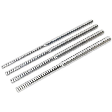 Sealey Parallel Pin Punch Set 4pc Extra-Long AK9147