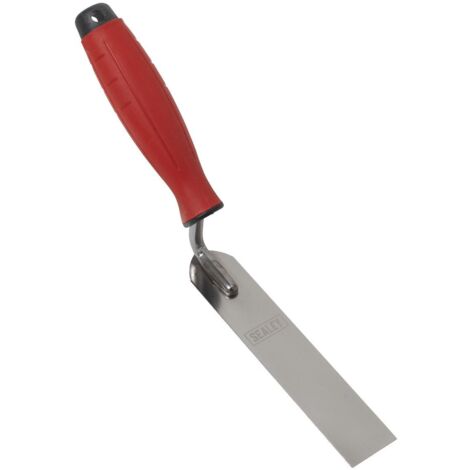 Sealey T1740 Stainless Steel Finishing Trowel with Rubber Handle 30 x 160mm (1/3)