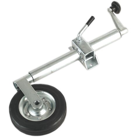 Sealey Jockey Wheel & Clamp 50mm - 200mm Solid Wheel TB37