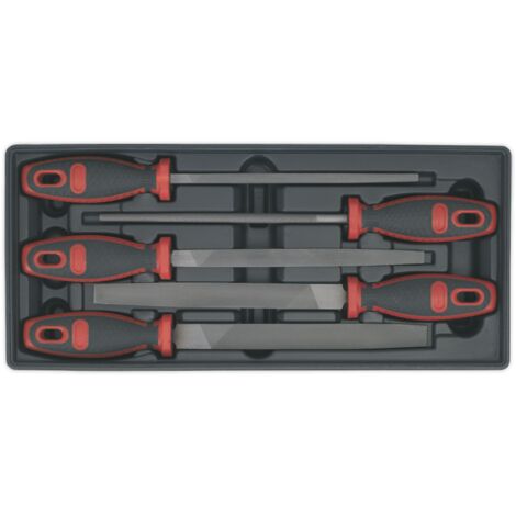 Sealey TBT09 Premier Engineer’s File Set with Tool Tray 5pc (1/2)