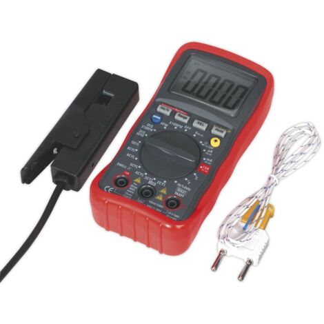 Sealey 13-Function Digital Automotive Multimeter with Inductive Coupler TA201