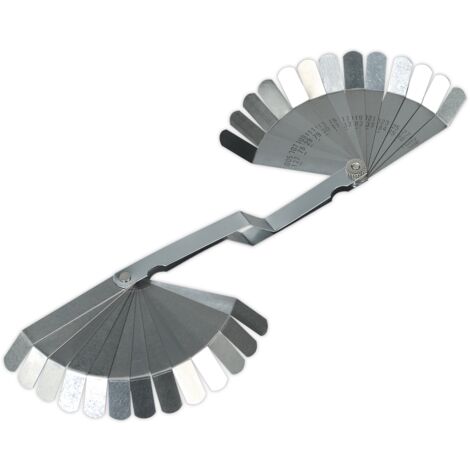 Sealey Siegen Dual Marked Offset Feeler Gauge 26 Blade S0515