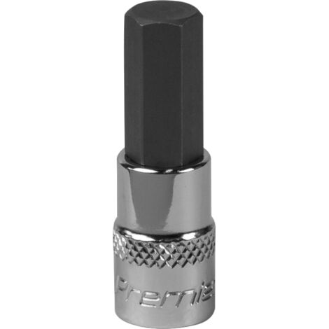 Sealey SBH006 Premier Hex Socket Bit 1/4"Sq Drive 8mm