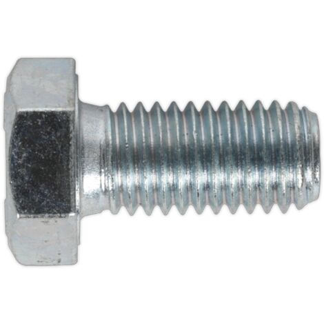 Sealey 8.8 Zinc Plated HT Setscrew M12 x 25mm, DIN 933 - Pack of 25 SS1225