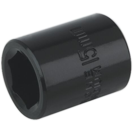 Sealey IS3815 Premier Impact Socket 3/8"Sq Drive 15mm