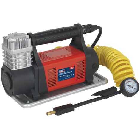 Sealey Tyre Inflator Mini Air Compressor 12V Heavy-Duty MAC07