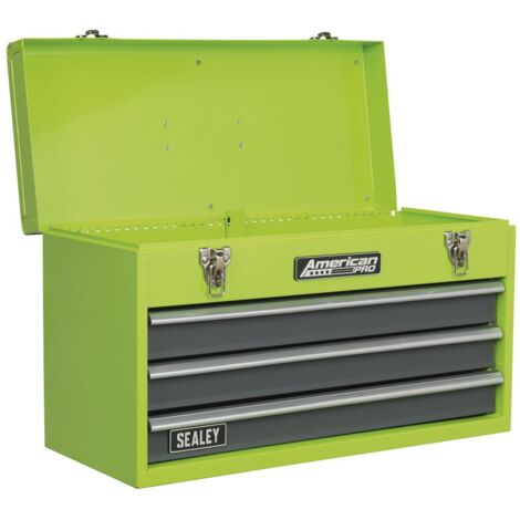 Sealey American PRO® Tool Chest 3 Drawer - Green/Grey AP9243BBHV