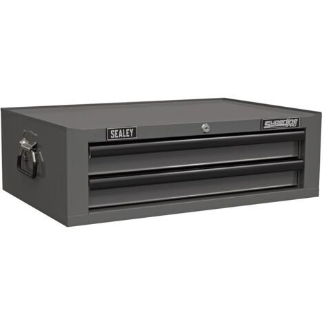 Sealey AP26029TG Superline PRO&reg Mid-Box Tool Chest 2 Drawer - Grey/Black