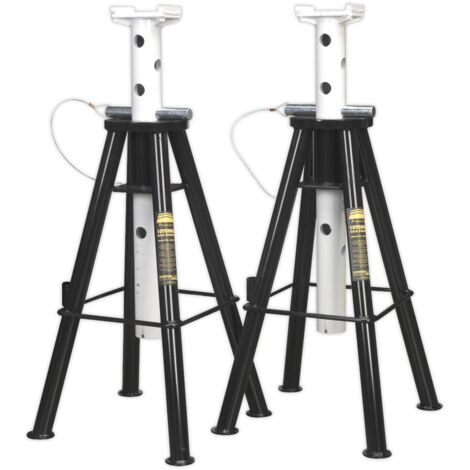 Sealey Axle Stands (Pair) 10 Tonne Capacity per Stand High Level AS10H