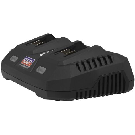 Sealey SV20 Series Fast Charge Dual Battery Charger 20V CP20VMC2 (1/5)