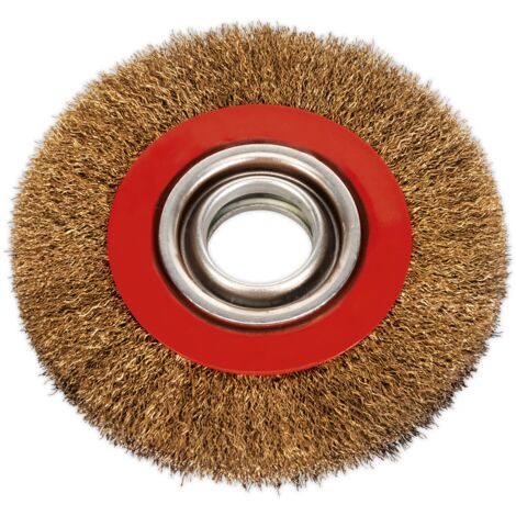 Sealey 150 x 20mm Crimped Wide Wire Wheel 32mm Bore BG150/WW2