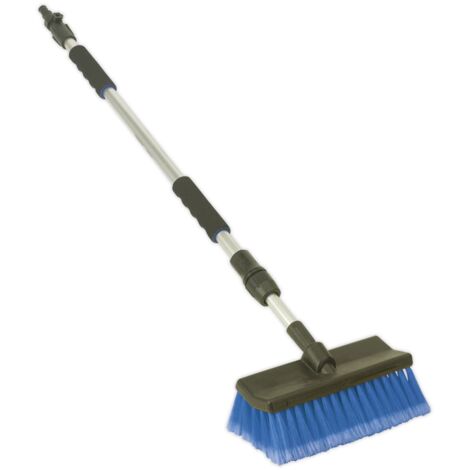 Sealey CC50 Large Angled Flo-Thru Brush with 1.7m Telescopic Handle