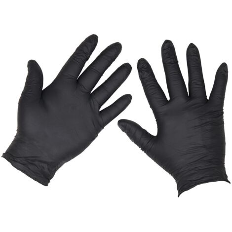 Sealey SSP60L Extra-Thick Powder-Free Disposable Nitrile Gloves, Large - Pack of 100 (1/5)