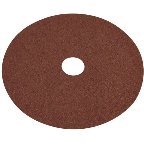 Sealey WSD440 Worksafe 100mm Fibre Backed Sanding Disc 40Grit - Pack of 25 (1/2)
