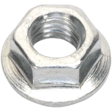 Sealey FN5 Zinc Plated Serrated Flange Nut M5 - Pack of 100