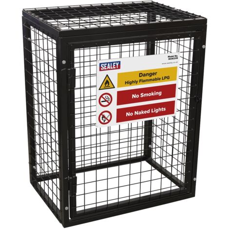 Sealey GCSC219 Gas Cylinder Safety Cage -  2 x 19kg (1/5)