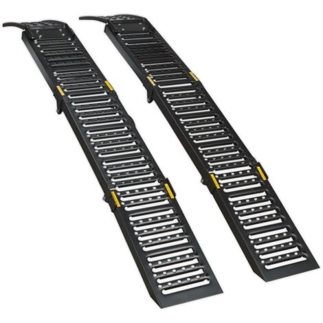 Sealey Steel Folding Loading Ramps 500kg Capacity per Pair FCR500