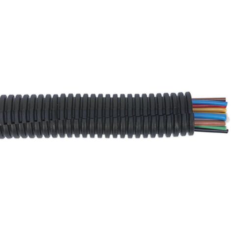 Sealey Split Convoluted Cable Sleeving Split 17-21mm 10m CTS1710