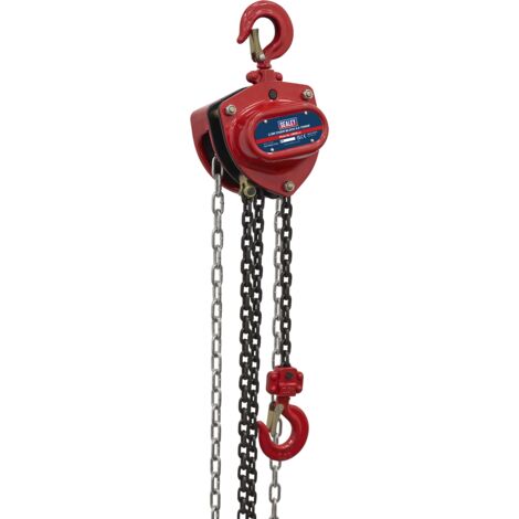 Sealey CB500 2.5m Chain Block 0.5 Tonne