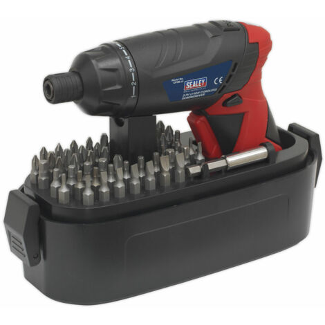Sealey Cordless Screwdriver Set 53pc 3.6V Lithium-ion CP36S
