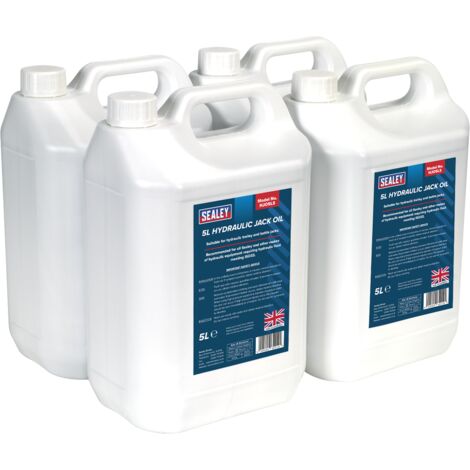 Sealey Hydraulic Jack Oil 5L - Pack of 4 HJO/5L