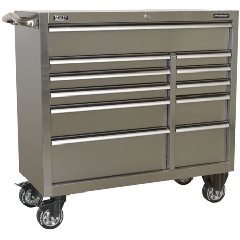 Sealey Rollcab 11 Drawer 1055mm Stainless Steel Heavy-Duty PTB105511SS