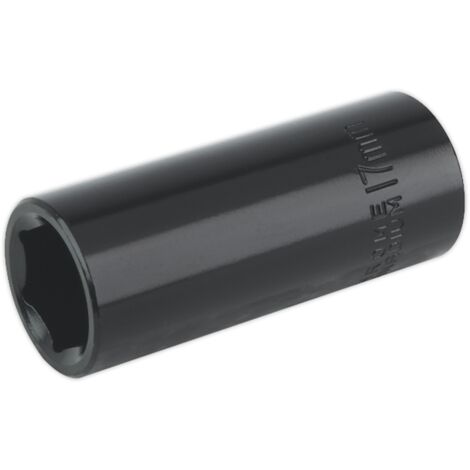 Sealey 17mm 3/8""Sq Drive Deep Impact Socket WallDrive For Air Wrenches IS3817D
