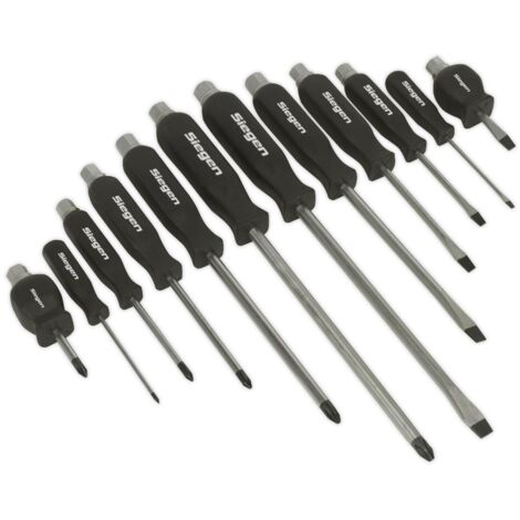 Sealey Siegen Hammer-Thru Screwdriver Set 12pc S0641