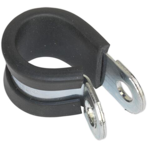 Sealey PCJ16 Rubber Lined P-Clip 16mm - Pack of 25