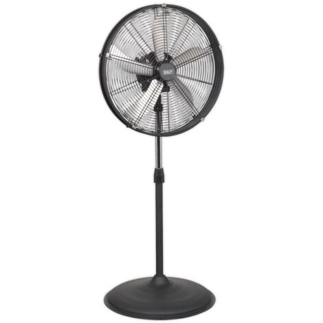 Sealey HVF20PO Industrial High Velocity Oscillating Pedestal Fan 20" 230V