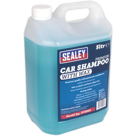 Sealey Car Shampoo Premium with Wax 5L SCS006 (1/2)