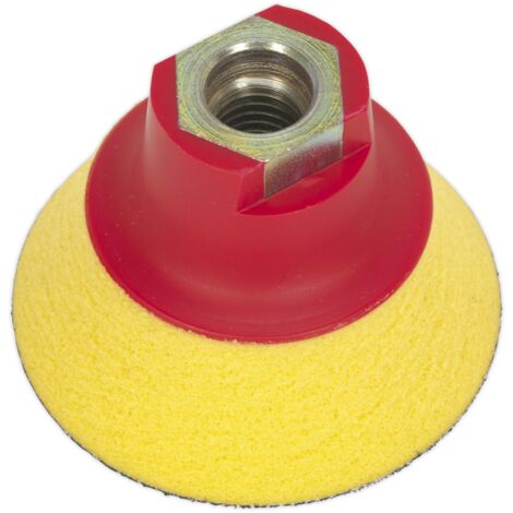 Sealey 75mm Hook-and-Loop Ultra-Soft Backing Pad M14 x 2mm PTCBPV4S (1/2)