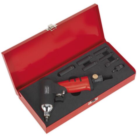 Sealey Premier Air Impact Wrench Diesel Glow Plug Kit 1/4""Sq Drive SA141 (1/5)
