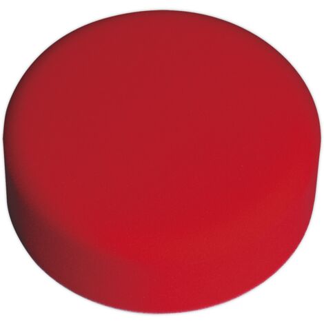 Sealey Buffing & Polishing Foam Head Hook-and-Loop �150 x 50mm Red/Ultra-Soft PTCCHV150R