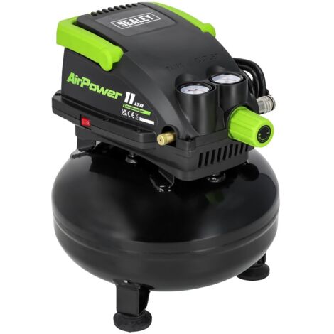 Sealey SAC1100 11L Oil Free Direct Drive Air Compressor 0.5hp