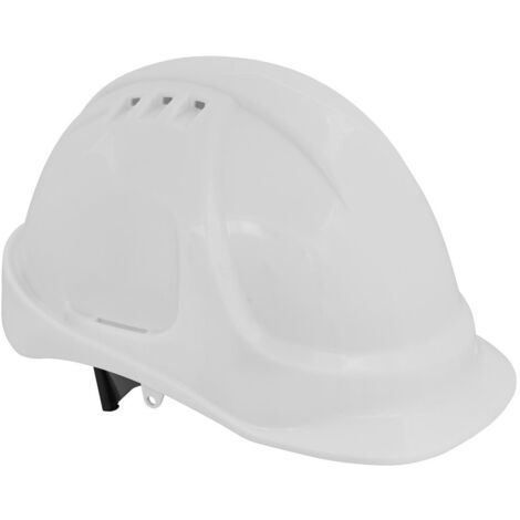 Sealey Worksafe&reg Vented Safety Helmet - White 502W