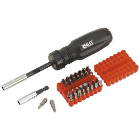 Sealey Premier Gearless Ratchet Screwdriver Set 34pc AK6498