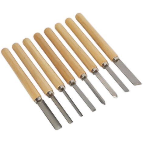Sealey Wood Turning Chisel Set 8pc AK60/8