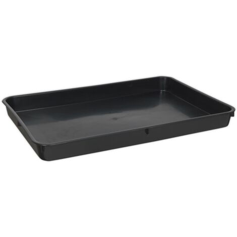 Sealey Oil Drip Tray Low Profile 9ltr Fuel Garage Workshop Pan 57x39x5cm DRPL09