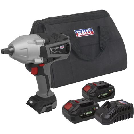 Sealey CP20VXIWKIT1 Premier SV20 Series Cordless Impact Wrench Kit 20V 4Ah - 2 Batteries (1/5)