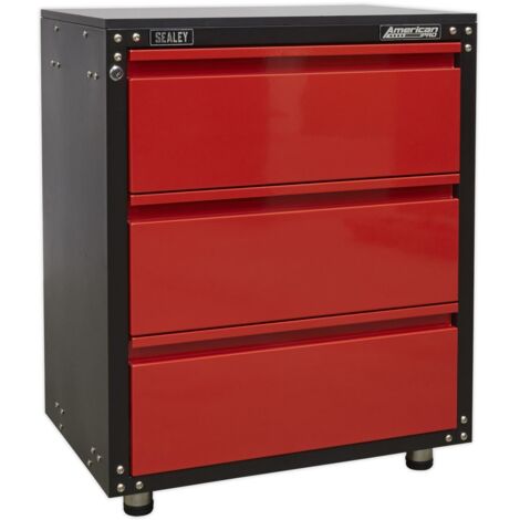 Sealey Modular 3 Drawer Cabinet with Worktop 665mm APMS82