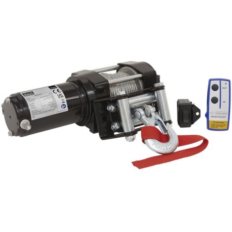 Sealey ATV Winch 1000kg Line Pull 12V ATV1000W