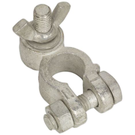 Sealey Battery Terminal Post with Washer & Wing Nut Negative 24V - Pack of 5 BTN24 (1/3)