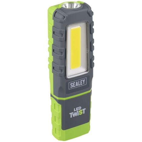 Sealey LED Twist Rechargeable Inspection Light 5W COB and 1W SMD (1/5)