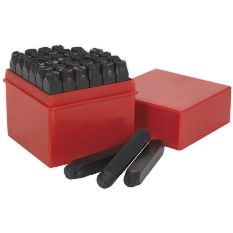 Sealey Letter & Number Punch Set 8mm 36pc AK8297