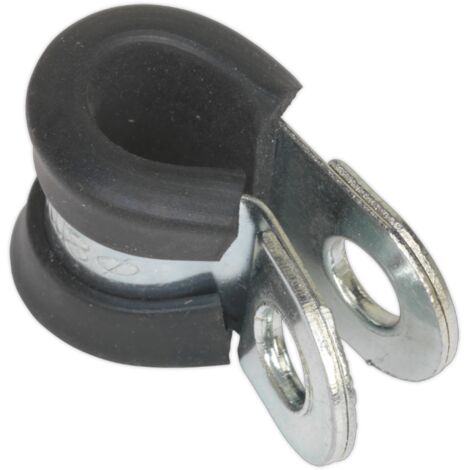 Sealey PCJ8 Rubber Lined P-Clip 8mm - Pack of 25