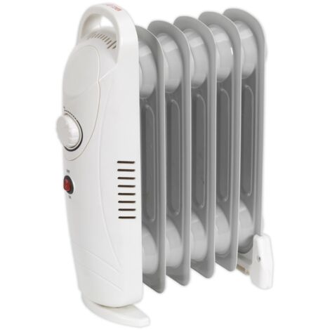 Sealey Oil-Filled Radiator Mini 800W/230V 6-Element RD800